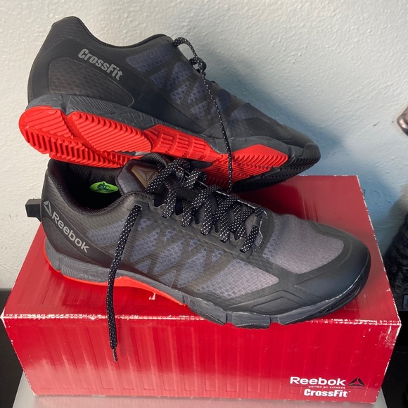 Reebok Shoes Reebok Crossfit Nano Speed Tr Black Red Covert Mens